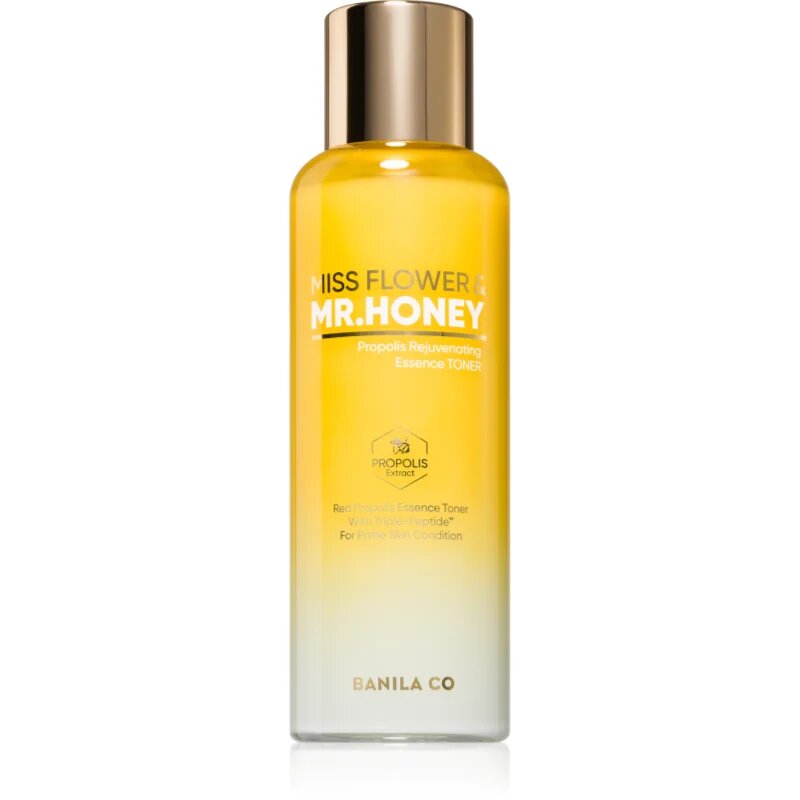 Banila Co. Miss Flower & Mr. Honey Propolis Rejuvenating омекотяващ и хидратиращ тонер за суха и чувствителна кожа 190 мл.