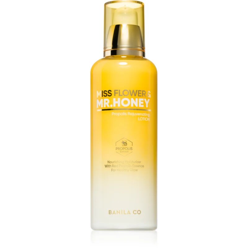 Banila Co. Miss Flower & Mr. Honey Propolis Rejuvenating озаряващ и хидратиращ лосион за подмладяване на кожата на лицето 150 мл.