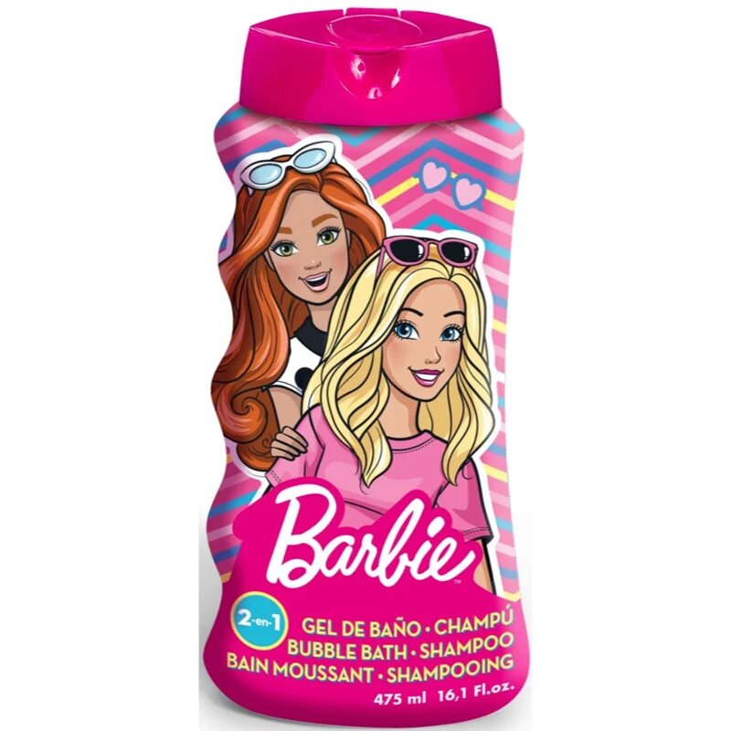 Barbie Bubble Bath & Shampoo 2 in 1 Гел за душ и вана 2 в 1 475 мл.