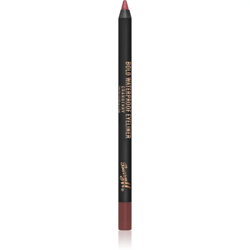 Barry M Bold Waterproof Eyeliner водоустойчив молив за очи цвят Cranberry 12 гр.