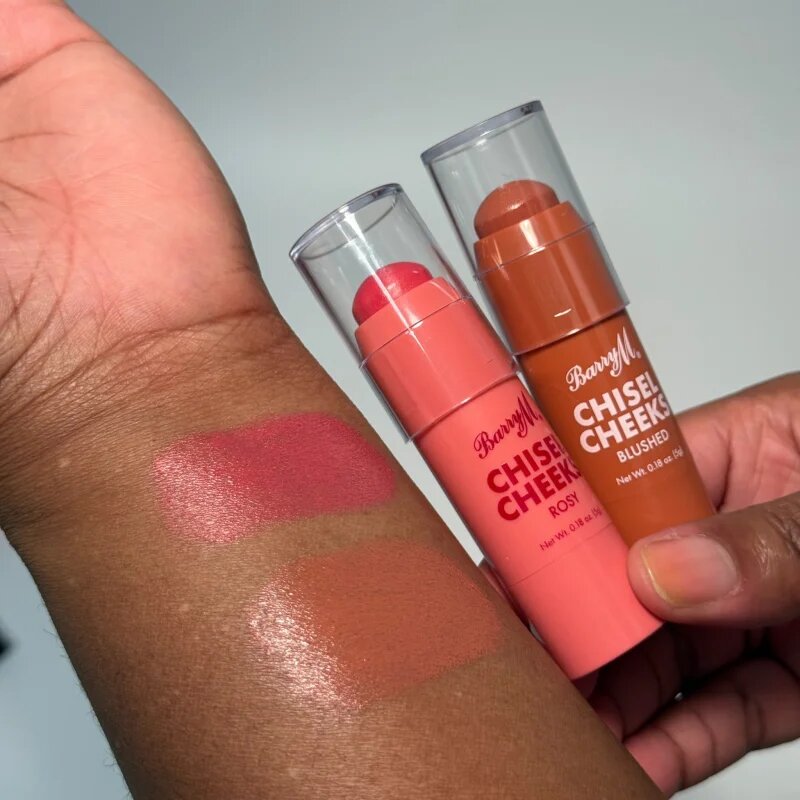 Barry M Chisel Cheeks кремообразен руж в стик duo balení 2x5 гр.