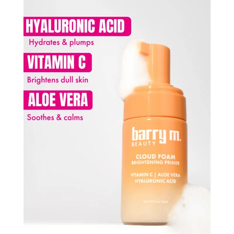 Barry M Cloud Foam озаряваща база под фон дьо тен 28 мл.