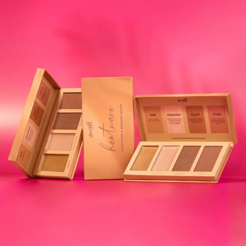 Barry M Heatwave палитра хайлайтъри 24 гр.