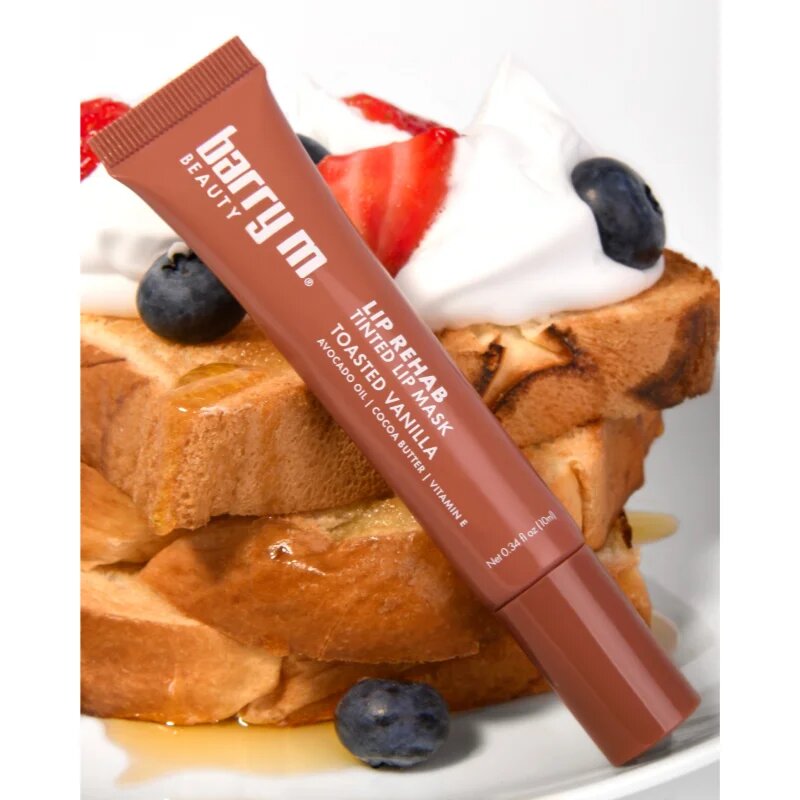 Barry M Lip Rehab подхранваща тонираща маска за устни цвят Toasted Vanilla 10 мл.