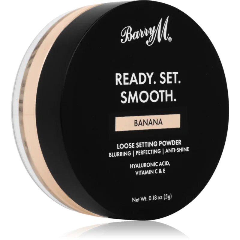Barry M Ready Set Smooth матираща насипна пудра цвят Banana 5 гр.