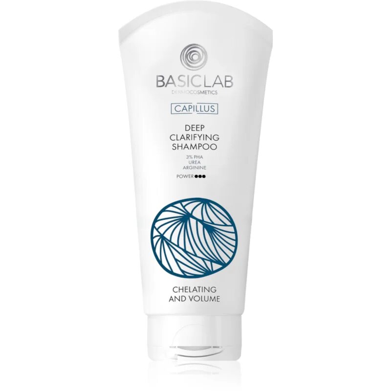 BasicLab Dermocosmetics Capillus дълбоко почистващ шампоан за мазен скалп 100 мл.