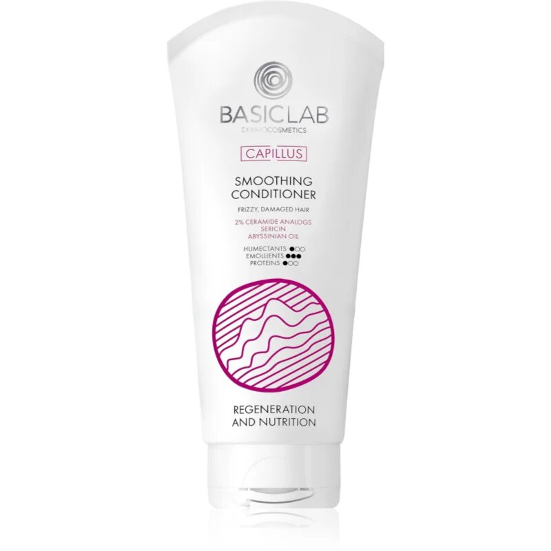 BasicLab Dermocosmetics Capillus изглаждащ балсам за непокорна коса 100 мл.