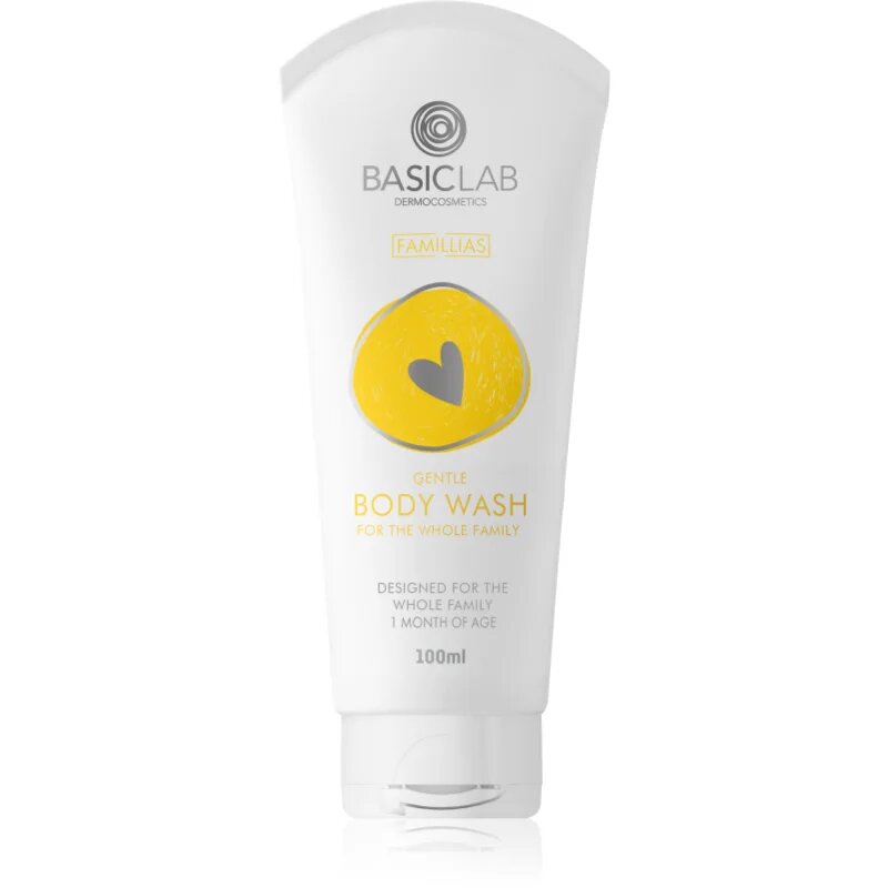 BasicLab Dermocosmetics Famillias изключително нежен душ-гел за цялото семейство 100 мл.