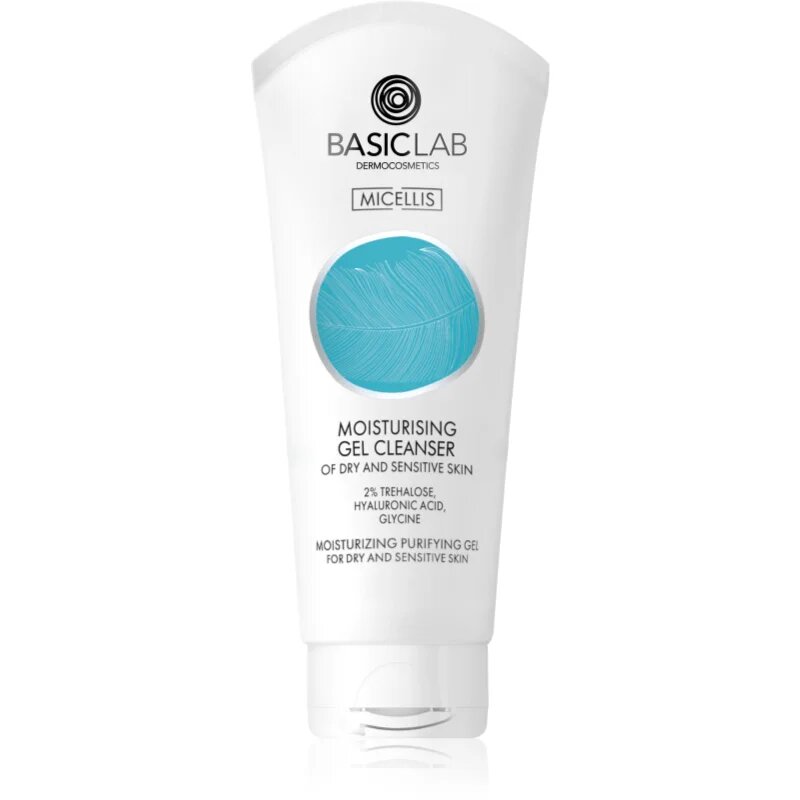 BasicLab Dermocosmetics Micellis овлажняващ почистващ гел за суха до чувствителна кожа 100 мл.