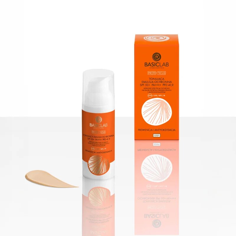 BasicLab Dermocosmetics Protecticus тонираща емулсия SPF 50+ 50 мл.