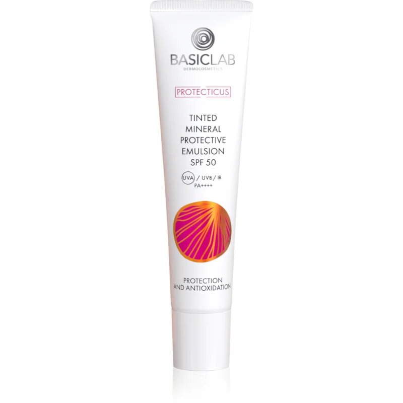 BasicLab Dermocosmetics Protecticus защитна емулсия за чувствителна кожа със склонност към зачервяване SPF 50+ 40 мл.