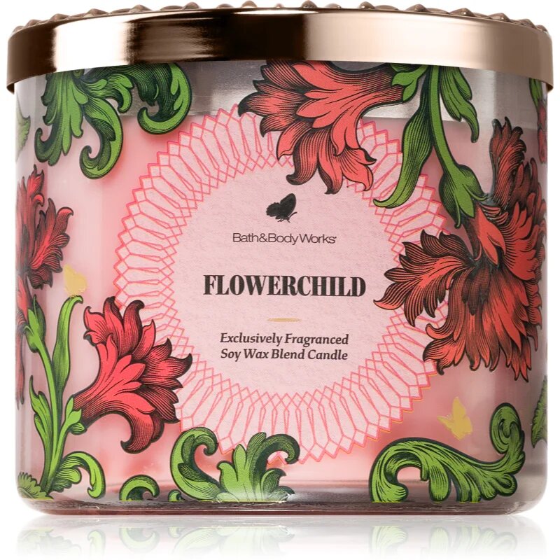 Bath & Body Works Flowerchild ароматна свещ 411 гр.