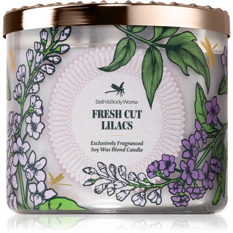 Bath & Body Works Fresh Cut Lilacs ароматна свещ 411 гр.