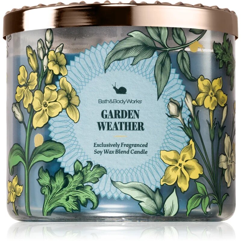 Bath & Body Works Garden Weather ароматна свещ 411 гр.