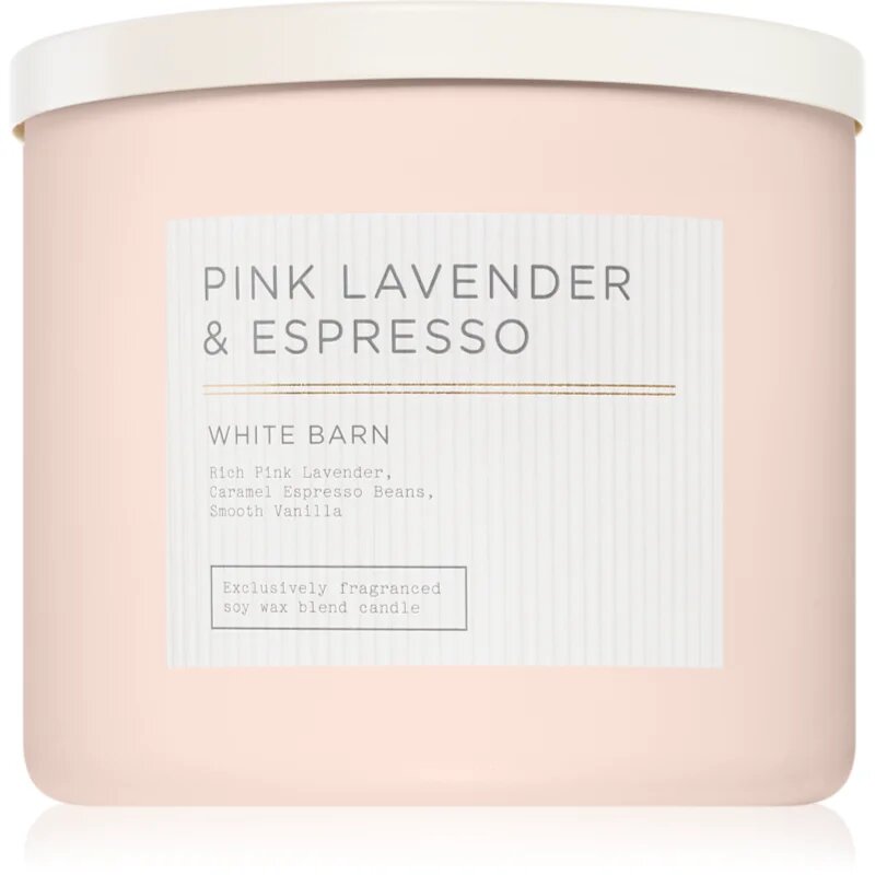 Bath & Body Works Pink Lavender & Espresso ароматна свещ 411 гр.