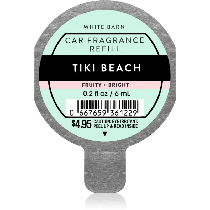 Bath & Body Works Tiki Beach aроматизатор за автомобил пълнител 6 мл.