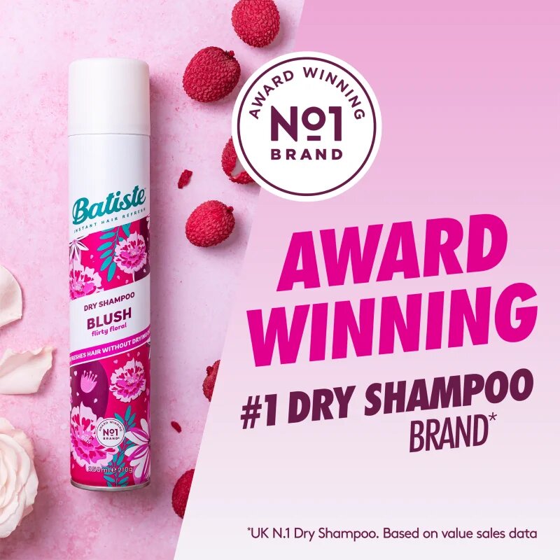 Batiste Blush освежаващ сух шампоан 350 мл.