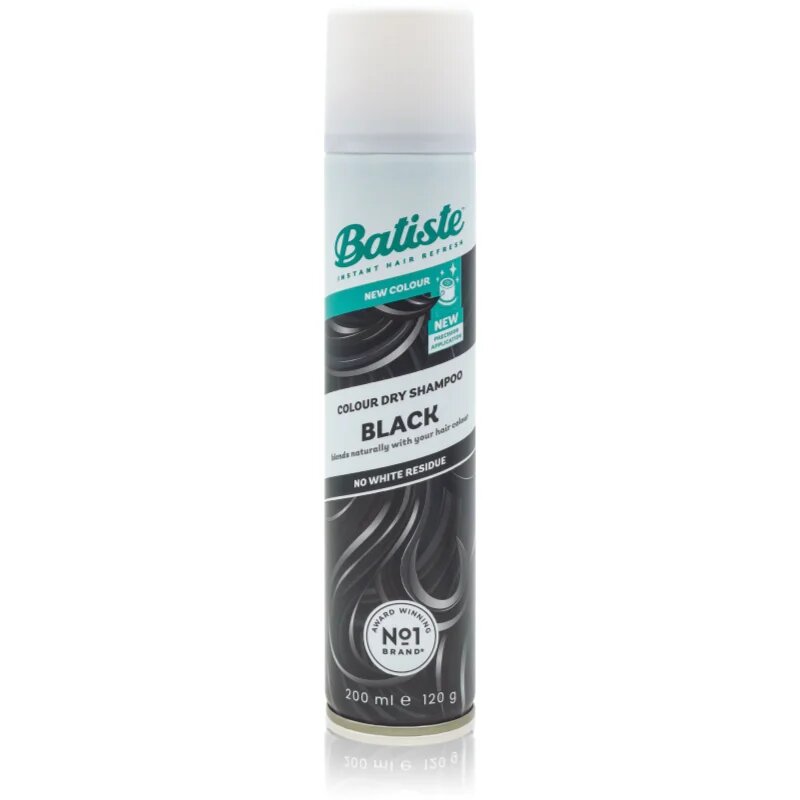 Batiste Colour Dry Shampoo Black сух шампоан за тъмна коса 200 мл.