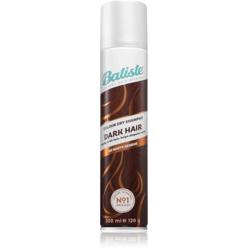 Batiste Colour Dry Shampoo Dark Brunette сух шампоан за кафяви и тъмни нюанси на косата 200 мл.