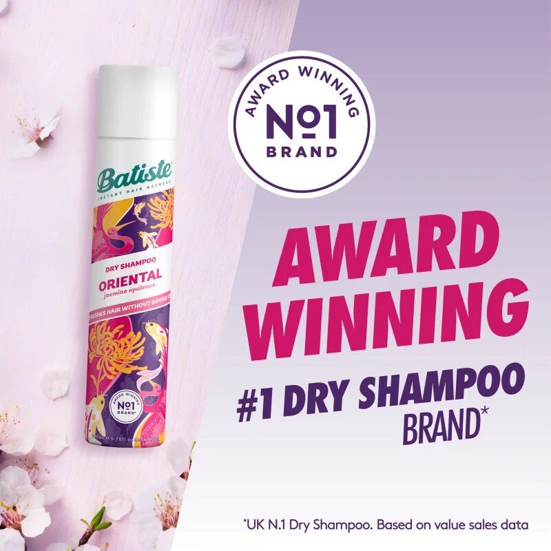 Batiste Oriental Jasmine Opulence сух шампоан за всички видове коса 200 мл.