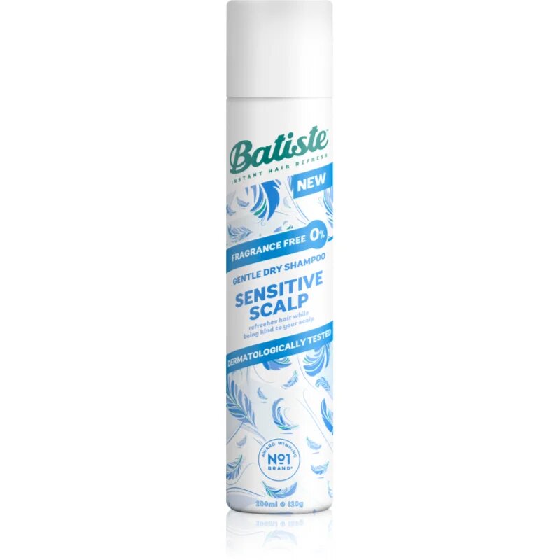 Batiste Sensitive сух шампоан за чувствителна кожа на скалпа 200 мл.