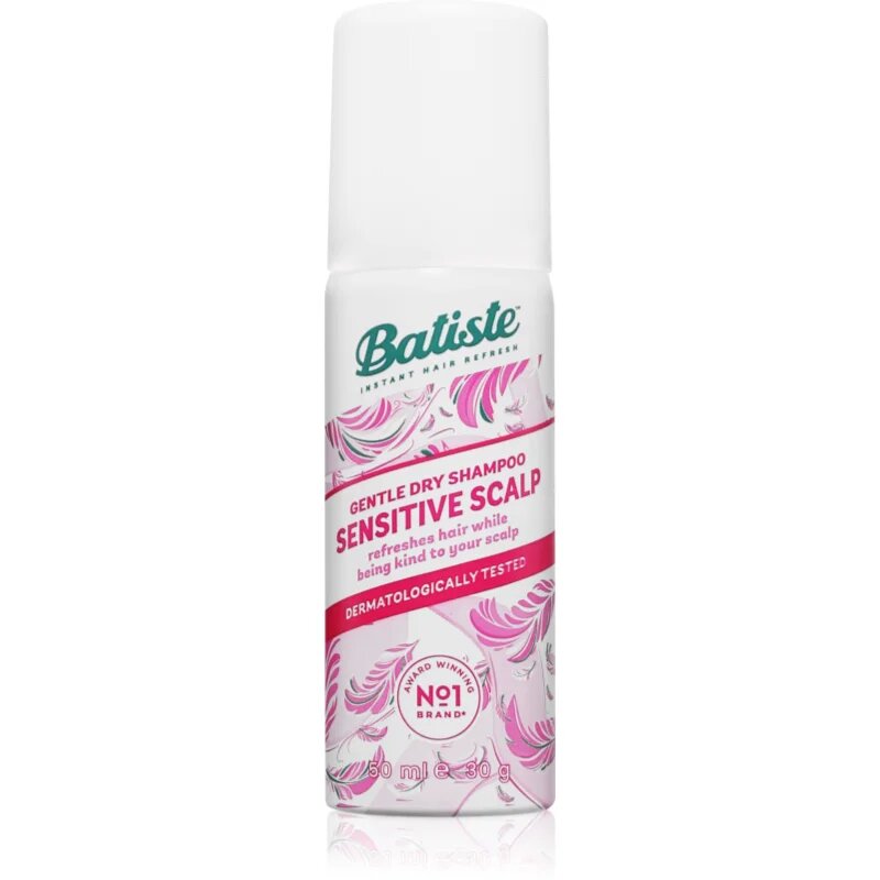 Batiste Sensitive сух шампоан за чувствителна кожа на скалпа 50 мл.