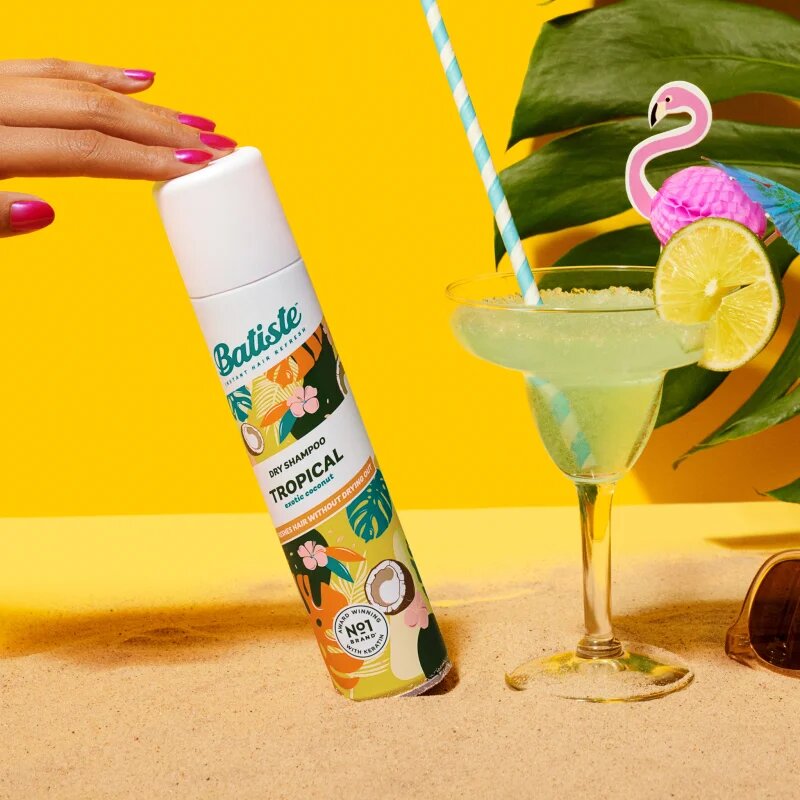 Batiste Tropical освежаващ сух шампоан 200 мл.