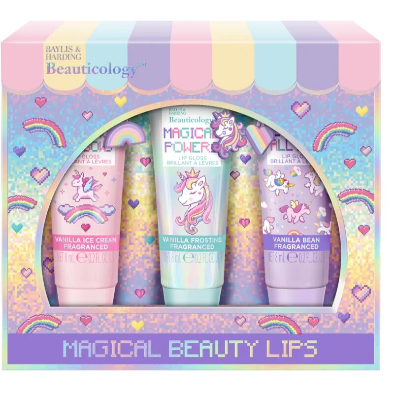 Baylis & Harding Beauticology Unicorn комплект гланц за устни