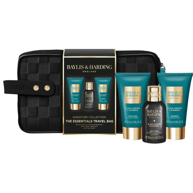 Baylis & Harding Black Pepper & Ginseng подаръчен комплект на път