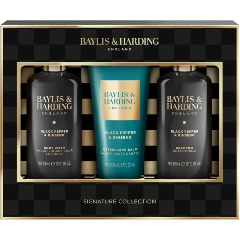 Baylis & Harding Black Pepper & Ginseng подаръчен комплект за тяло и лице