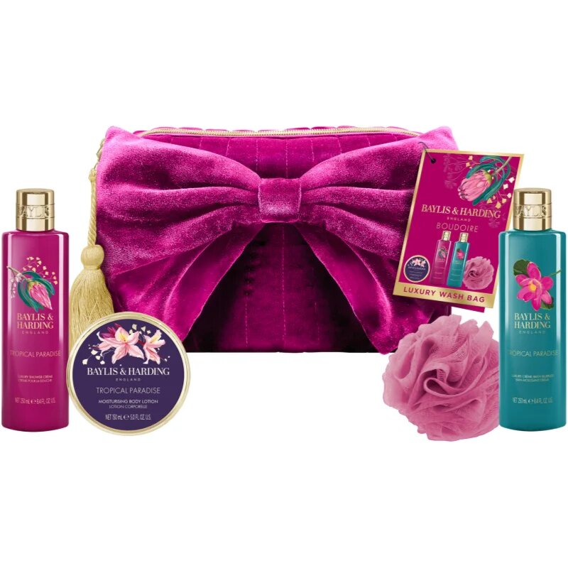 Baylis & Harding Boudoire Tropical Paradise подаръчен комплект козметична чантичка