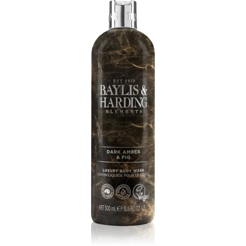 Baylis & Harding Elements Dark Amber & Fig луксозен душ гел 500 мл.