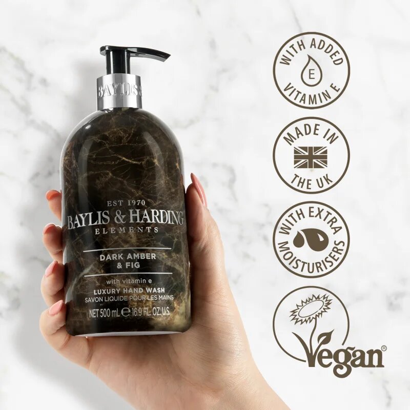 Baylis & Harding Elements Dark Amber & Fig течен сапун за ръце 500 мл.