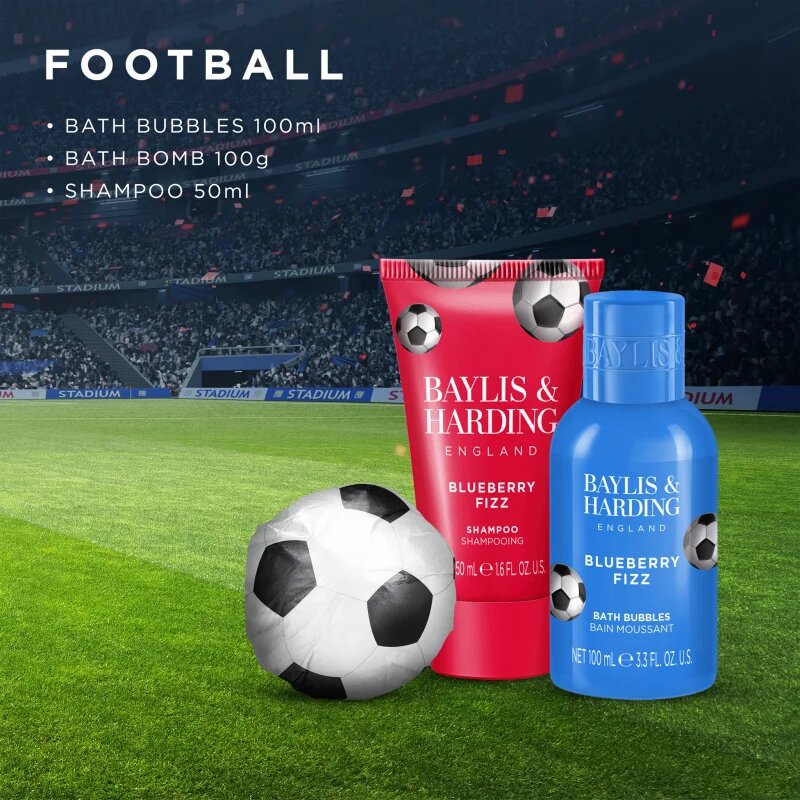 Baylis & Harding Football Stars Wash подаръчен комплект на път за деца