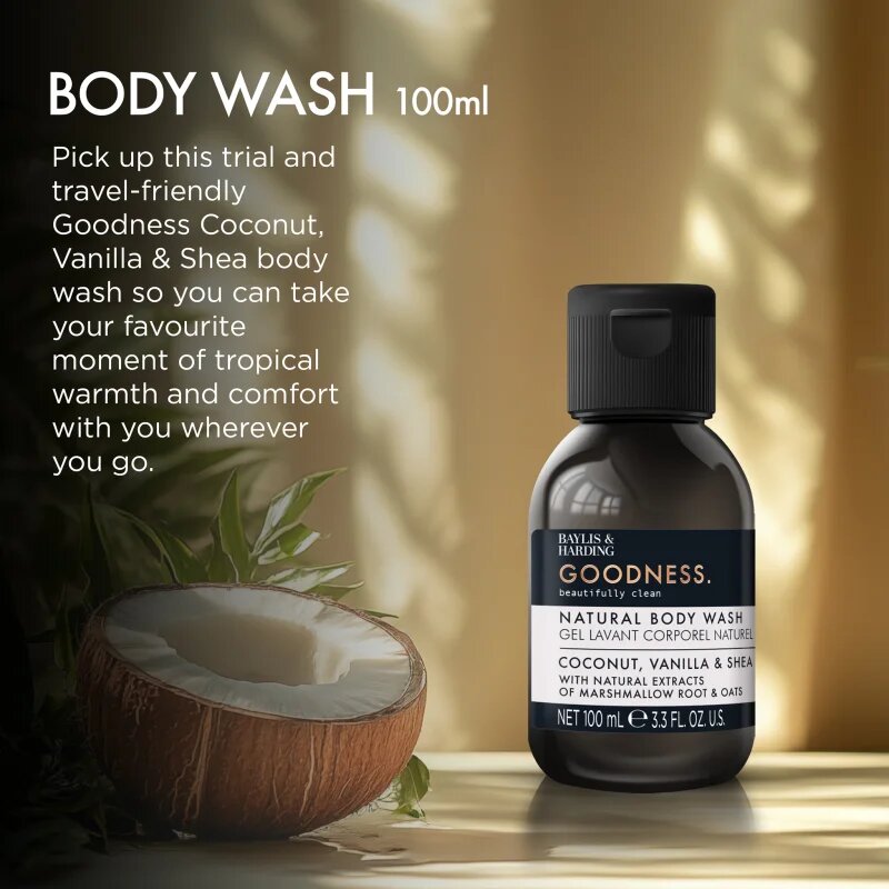 Baylis & Harding Goodness Coconut Vanilla & Shea натурален душ-гел 100 мл.