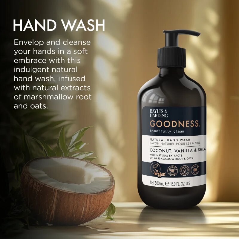 Baylis & Harding Goodness Coconut Vanilla & Shea натурален течен сапун за ръце 500 мл.