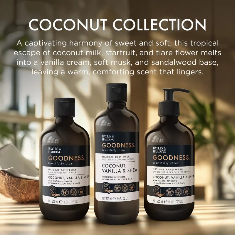 Baylis & Harding Goodness Coconut Vanilla & Shea натурален течен сапун за ръце 500 мл.