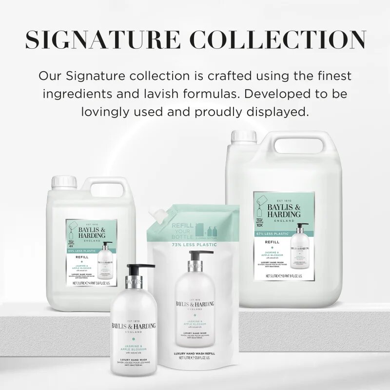 Baylis & Harding Jasmine & Apple Blossom течен сапун за ръце пълнител 5000 мл.