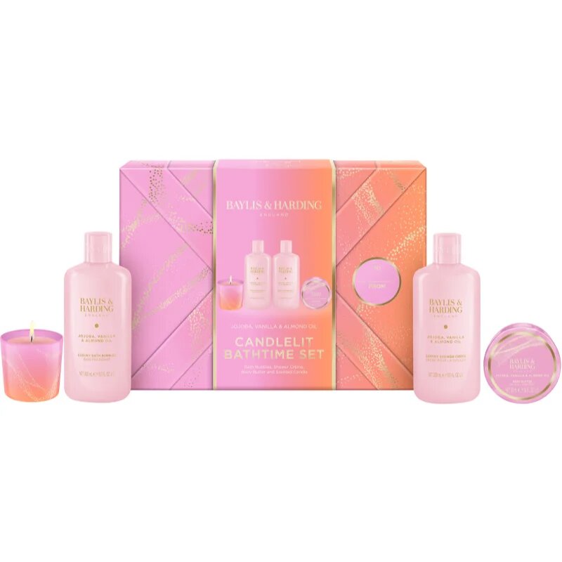 Baylis & Harding Jojoba Vanilla & Almond Oil подаръчен комплект за вана