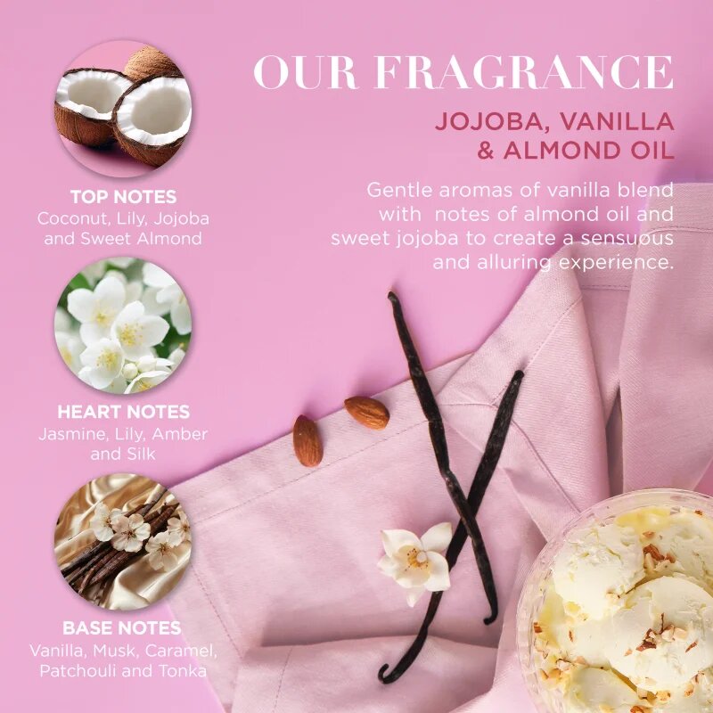 Baylis & Harding Jojoba Vanilla & Almond Oil подаръчен комплект за вана