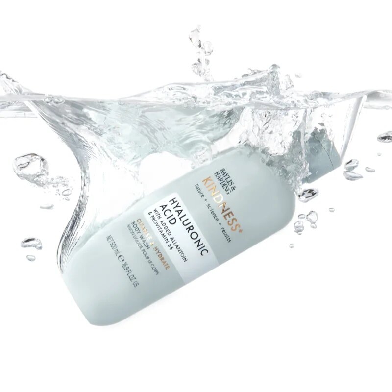 Baylis & Harding Kindness+ Hyaluronic Acid хидратиращ душ гел аромати Pear & Neroli 500 мл.