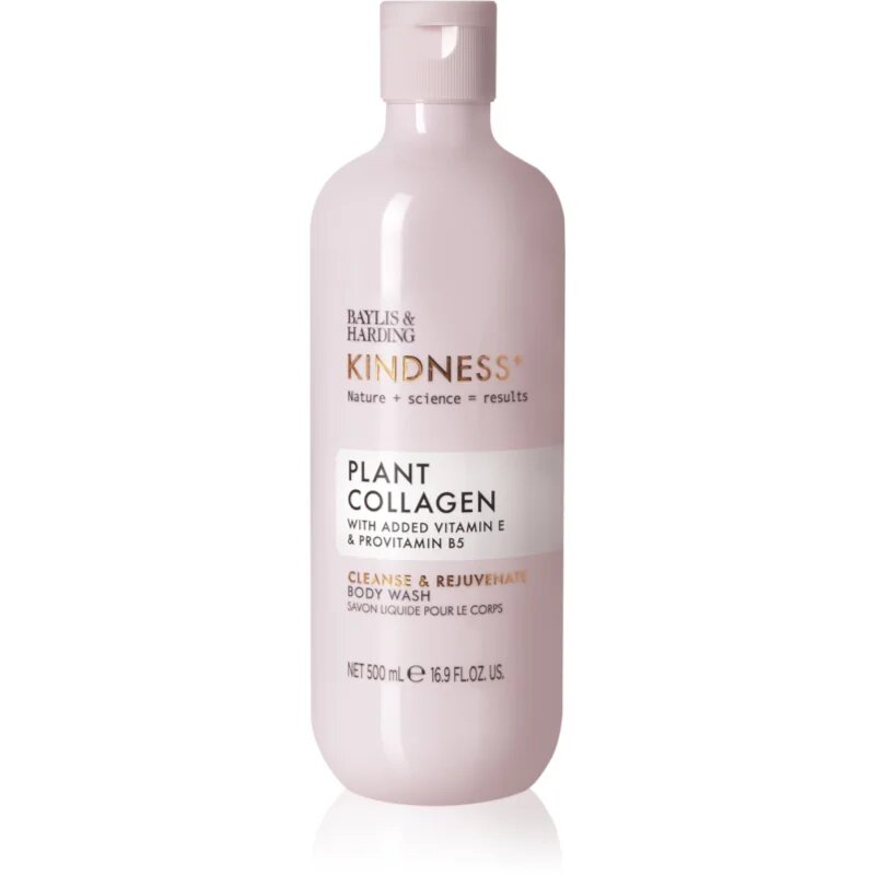 Baylis & Harding Kindness+ Plant Collagen ревитализиращ душ гел аромати Coconut Milk & Rose Water 500 мл.