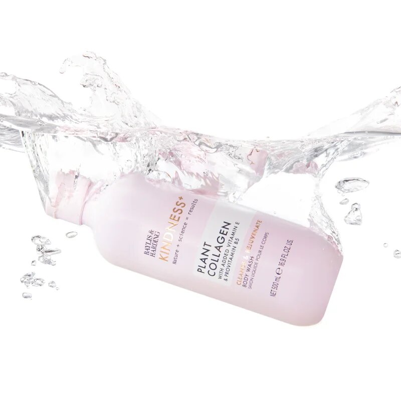 Baylis & Harding Kindness+ Plant Collagen ревитализиращ душ гел аромати Coconut Milk & Rose Water 500 мл.