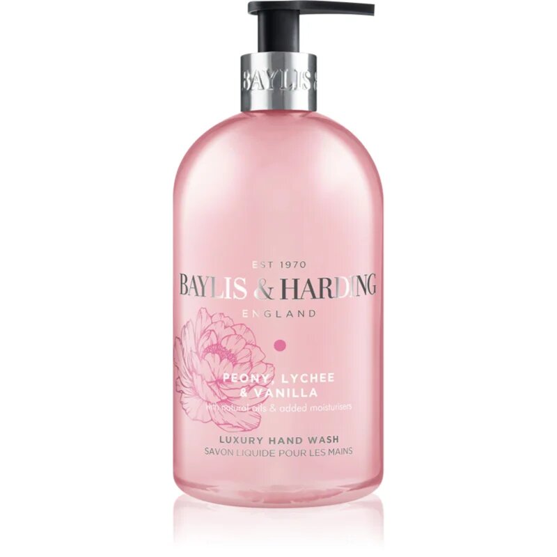 Baylis & Harding Peony Lychee & Vanilla течен сапун за ръце с хидратиращ ефект 500 мл.