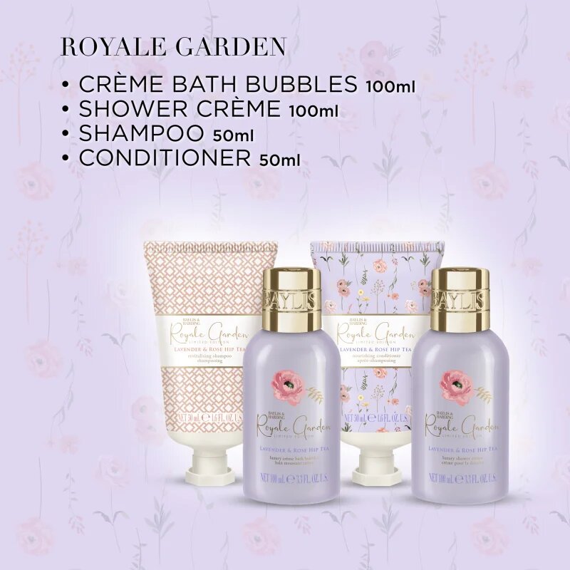 Baylis & Harding Royale Garden Lavender & Rose Hip Tea подаръчен комплект за тяло и коса