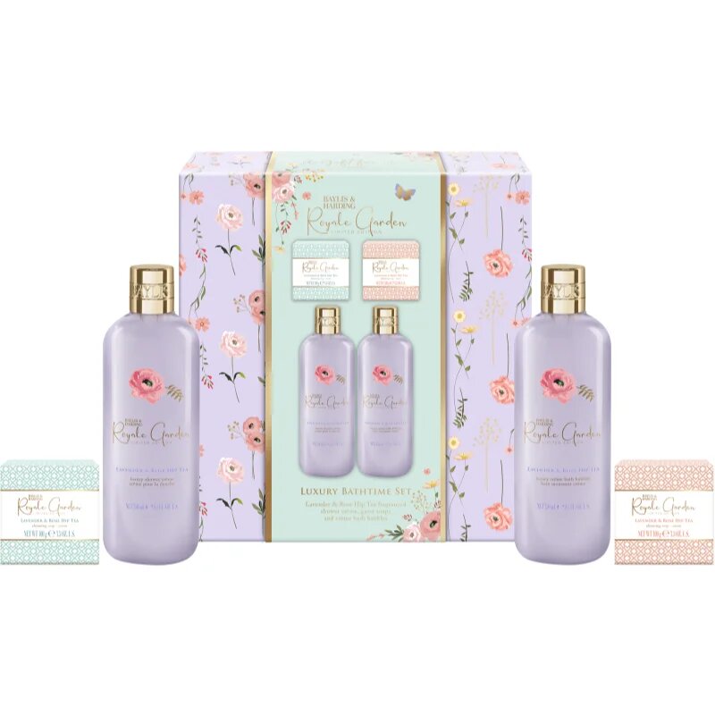 Baylis & Harding Royale Garden Lavender & Rose Hip Tea подаръчен комплект за вана