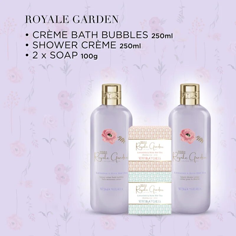 Baylis & Harding Royale Garden Lavender & Rose Hip Tea подаръчен комплект за вана