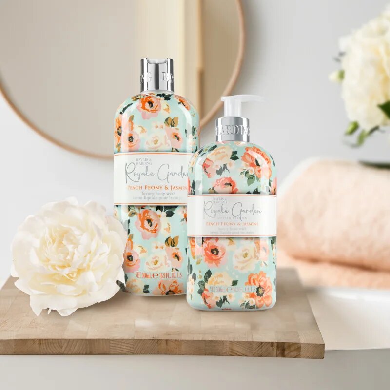 Baylis & Harding Royale Garden Peach Peony & Jasmine течен сапун за ръце 500 мл.