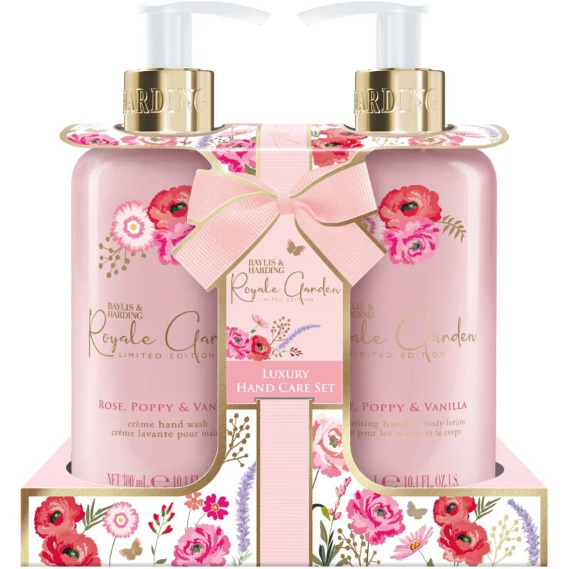 Baylis & Harding Royale Garden Rose Poppy & Vanilla подаръчен комплект за ръце