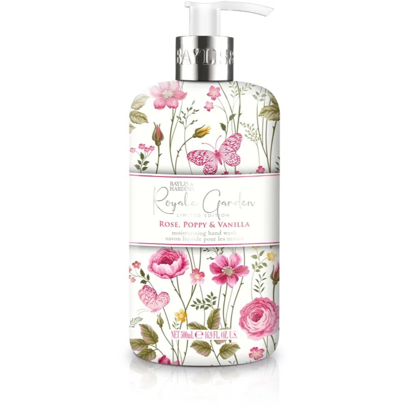 Baylis & Harding Royale Garden Rose Poppy & Vanilla течен сапун за ръце 500 мл.